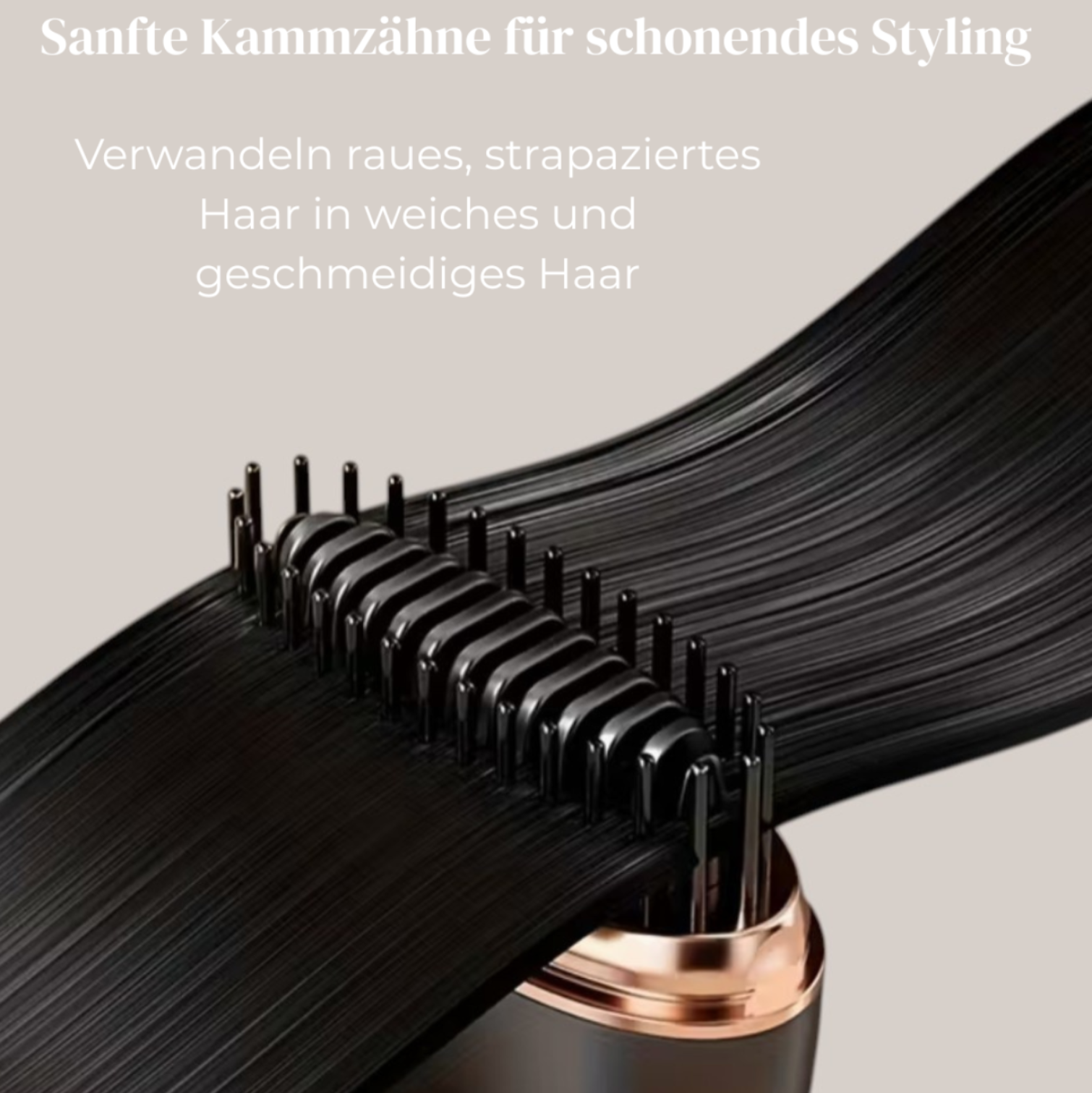 Elektrischer Mini Haar-Glättkamm